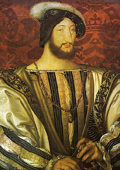 Jean Clouet Francis I of France oil painting image